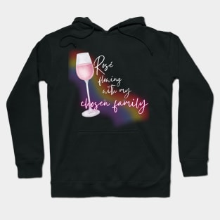 Rose Flowing With My Chosen Family Pride Hoodie